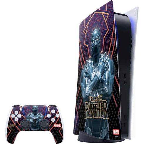 Marvel Black Panther Wakanda Salute PlayStation PS5 Skins